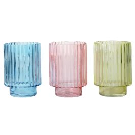 DKD Home Decor Jarrón Azul Rosa 12 x 16 x 12 cm (12 Unidades) Precio: 87.68999954. SKU: B1582JVQRJ