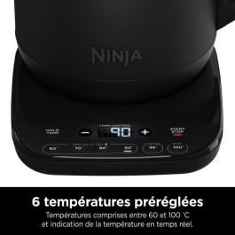 Ninja KT200EU Hervidor de agua eléctrico 3000 W, 0.7 L, Negro