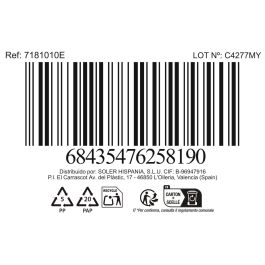 Inde Mug Albada 350 cc - Taza de cerámica 8 cm Ancho x 9,4 cm Alto x 12 cm Largo (48 Unidades)