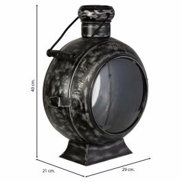 Candelabro Alexandra House Living Negro Vidrio Hierro 21 x 40 x 29 cm