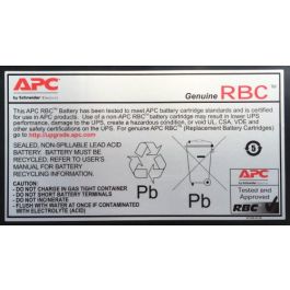 APC Replacement Battery Cartridge #43 Sealed Lead Acid (VRLA)