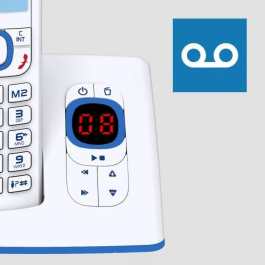 Alcatel F530 Voice Bleu Teléfono Inalámbrico con Identificador de Llamadas y Manos Libres - Azul