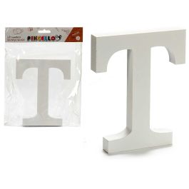 Letra T de Madera Blanca 1.8x15 cm - Pincello (12 Unidades) Precio: 11.99000011. SKU: B17T32GTBY