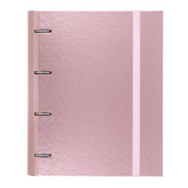 Carchivo Carpeta Anillas 4x35 mm A4 Cartón Plastificado Rosa, 100 Hojas 90 gr Precio: 10.50000006. SKU: S8403309