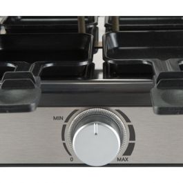 Bourgini Plancha Asar Gourmette Raclette Grill PLUS, 1400W, Antiadherente Daikin, 8 Personas, Incluye Sartenes y Espátulas