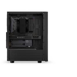 ENDORFY Ventum 200 Air TG Black - Torre PC ATX/micro ATX/Mini-ITX con ventana lateral y filtros antipolvo