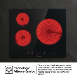 Placa de Inducción Hisense E6332BSCE 5700 W 59 cm