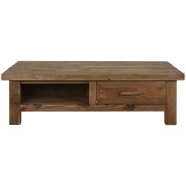 Mesa Centro Alpino DKD Home Decor Natural 90 x 38 x 130 cm