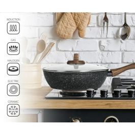 Sartén Smile MGK-24 Madera Ø 24 cm Ø 16 cm Aluminio