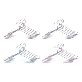 Set de 5 perchas de metal plastificado 40.5 cm - Confortime por Inde (24 Unidades)