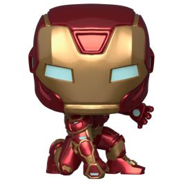 FUNKO Figura POP! Iron Man Stark Tech Suit Marvel Avengers Game Vinilo 9cm