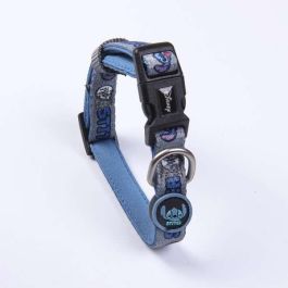 Cerdá Collar para Perros Premium Talla XS-S con Diseño de Personaje Stitch Color Azul Oscuro para Mascotas Pequeñas