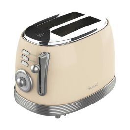 Tostadora Cecotec Vintage 800 Light Beige 850 W Tostadora Cecotec Vintage 800 Light Beige 850 W