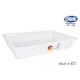 Cubeta Blanca 50x34x8 cm / 8.6L Bob - Dem (12 Unidades) Precio: 33.59000051. SKU: B16AG3NQKQ