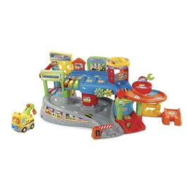 VTECH Mi primer garaje interactivo Tut Tut Bolides - Juguete parlante y musical para coches