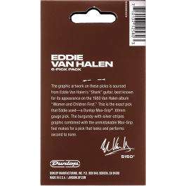 Dunlop EVH Shark Pack 24 Púas Max Grip Guitarra