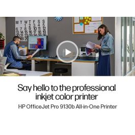 HP OfficeJet Pro 9130b All-in-One Printer Inyección de tinta térmica A4 4800 x 1200 DPI 25 ppm Wifi HP OfficeJet Pro 9130b All-in-One Printer Inyección de tinta térmica A4 4800 x 1200 DPI 25 ppm Wifi