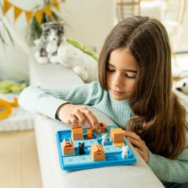 Smart Games Gatos Y Cajas SG450Es Juego De Ingenio Portátil Para Niños y Adultos +7 Años