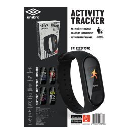 Umbro Pulsera Monitor de Actividad con Podómetro, Pulsómetro y Monitor de Sueño con Pantalla a Color de 0,96 Pulgadas