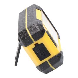 Edm Linterna LED 8W COB 450lm 6500K Recargable USB con Función Power Bank