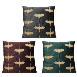 DKD Home Decor Cojín Decoración Oriental con Pájaro de Poliéster 15 x 45 x 45 cm (Pack 6 Unidades) | Lavable | Surtido Aleatorio Precio: 55.02354. SKU: B1GZRHPNKS