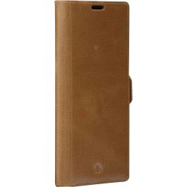 dbramante1928 Funda Tipo Folio de Cuero Genuino Marrón Claro para Samsung Galaxy S22 Ultra