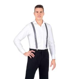 Tirantes plateados brillantes one size Tirantes plateados brillantes one size