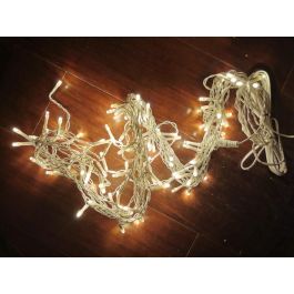 DKD Home Decor Luces Navidad Tradicional Amarillo 100 x 100 cm 5mm IP44 LED