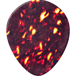 DUNLOP Pack 12 Púas Genuine Celluloid Teardrop Shell - Heavy