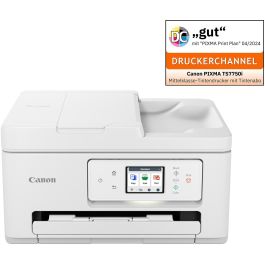 Canon PIXMA TS7750i - Impresora Multifunción con Wi-Fi, Duplex, Impresión, Copia, Escaneo y Nube, 2 Cartuchos FINE