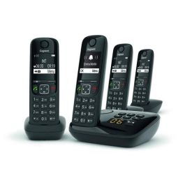 Teléfono fijo GIGASET AS690 A Quattro Negro Teléfono fijo GIGASET AS690 A Quattro Negro