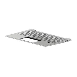 HP Top cover with keyboard para modelos con lector de huella, Natural silver, retroiluminado Precio: 182.49999966. SKU: B1E2WCL35R