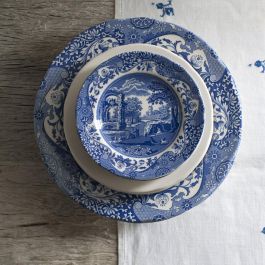 Spode Plato Llano Blue Italian Diámetro 27 cm (4 Unidades)