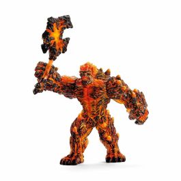 Schleich 42447 Eldrador Creatures Lave Golem con Arma - Figura de Juguete para Niños y Coleccionistas