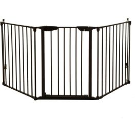 Barrera de seguridad - DREAMBABY - NEWPORT - 3 paneles - 85,5-200 x 74 cm - Bidireccional - Negra Precio: 119.50000051. SKU: B12GZKHZXA