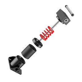 MOZA RACING RS22 Kit de rendimiento para pedales SR-P Lite compatible con PC en negro, rojo y plata