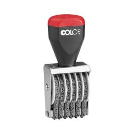 Colop Numerador Manual 108834, 4x23mm, 6 Bandas, Negro, Gris, Rojo, Acero Inoxidable Precio: 12.89000053. SKU: B14BGHCRKM