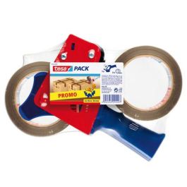 Portarrollo Tesa Para Embalaje Para Rollos De 66Mt X 50 mm 2 Rollos Cinta Marron