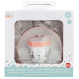 Thermobaby THE8412497066513 Set de Comida Aristochat 3 Piezas: Plato, Bol y Taza