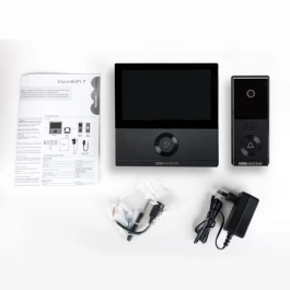 Scs Sentinel SCS3701085207151 Videoportero con Conexión por Cable, Visión Nocturna, Negro