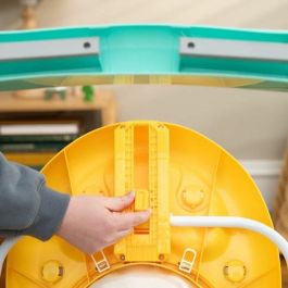 Bright Starts BRI17368 - Andador Plegable Evolutivo 2 en 1 Disney Baby Winnie con Juguete de Actividades Extraíble, Música y Luces