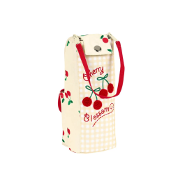 Estuche Escolar Safta Cherry Beige (6 x 21 x 6 cm)