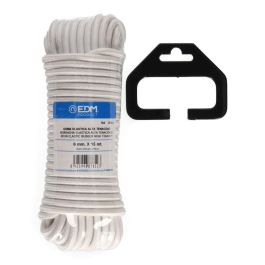 Edm Cuerda elástica blanca de goma, calibre 6 mm x 15 m Edm Cuerda elástica blanca de goma, calibre 6 mm x 15 m