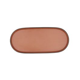 Bidasoa Gio Bandeja Oval Bicolor Melamina 28x12 cm (12 Unidades) Resistente y Duradera