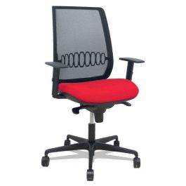 Silla Piqueras Y Crespo Alares Brazos Regulables Ergonomica Mecanismo Sincro Respaldo Malla Negra Asiento Tapizado Bali Rojo Precio: 269.69000058. SKU: B1AFAY6MB7