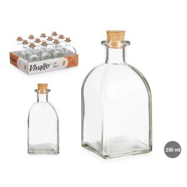 Frasca Vidrio 250 Ml Tapon Corcho Vivalto 6X14CM (36 Unidades) Precio: 36.49999969. SKU: B14PF5AD8P