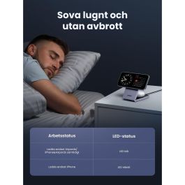 UGREEN 45023 Cargador Magnético Inalámbrico 2 en 1 Plegable 15W Qi2 MagSafe para iPhone y AirPods