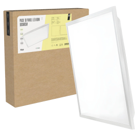 BX3 LIGHT Pack de 10 Paneles LED Modulares 60W 600x600 4000K 5400 Lumenes Sustitución Fluorescente BX3-LPT-6060-60W-W