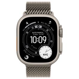 Apple Watch Ultra 3 Titanium Cellular 49mm Natur. Reloj inteligente GPS (satélite) con pantalla OLED y memoria de 64 GB, resistente al agua hasta 100 m.