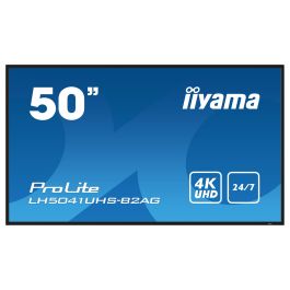 iiyama LH5041UHS-B2AG 50IN LCD UHD 4K 3840x2160 500cd/m2 24/7 3xHDMI 1xUSB 2.0 1xVGA